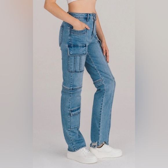 Hidden TRACEY CARGO POCKET STRETCH STRAIGHT - Picture 4 of 12